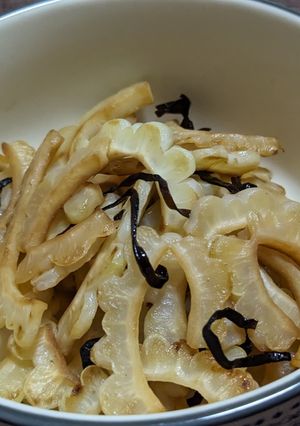 白ゴーヤの塩昆布炒め-レシピのメイン写真