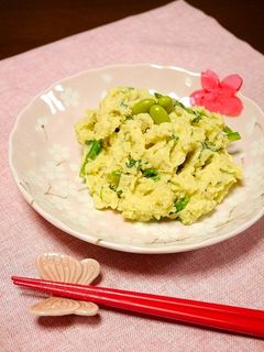 簡単!菜の花☆春ポテトサラダ-レシピのメイン写真