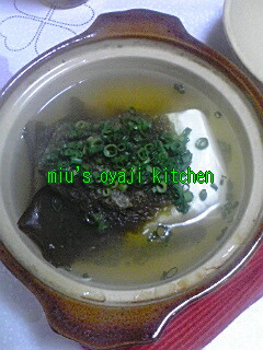 簡単レシピ18 居酒屋風湯豆腐-レシピのメイン写真
