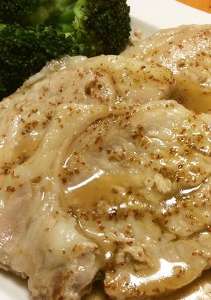 ブロッコリーと豚肉のハニーマスタード和え-レシピのメイン写真