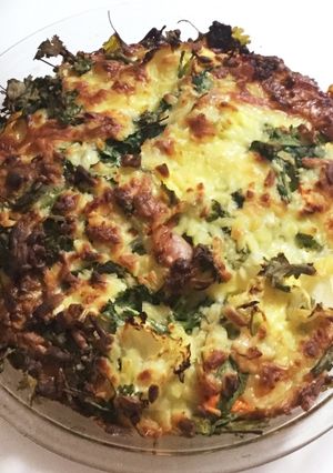 パクチーと残り野菜のキッシュ-レシピのメイン写真