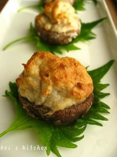 椎茸の鱈詰め焼き-レシピのメイン写真