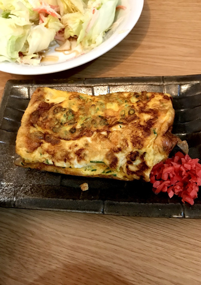 ネギ卵焼き-レシピのメイン写真