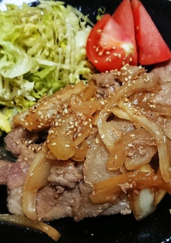 減塩でもご飯が進む 豚のしょうが焼き-レシピのメイン写真