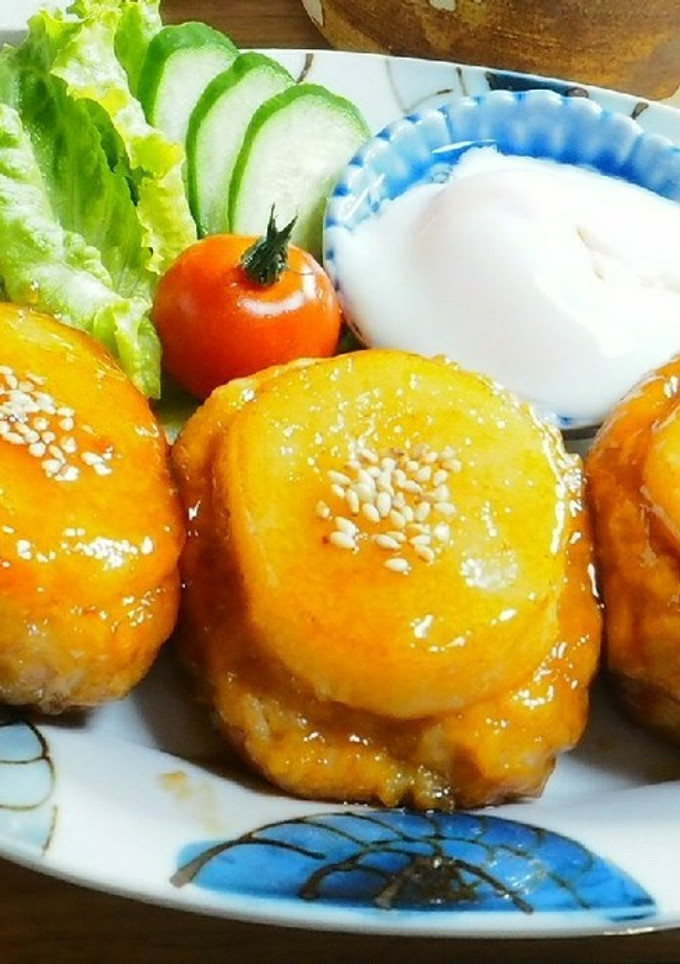 長芋と鶏ひき肉のはさみ焼き-レシピのメイン写真