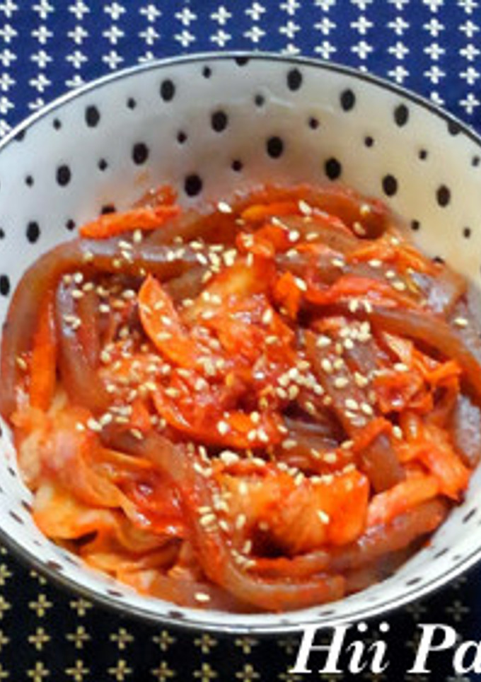 超簡単！こんにゃく キムチ炒め-レシピのメイン写真