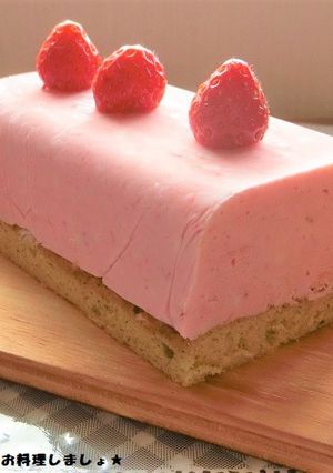 簡単★苺のアイスチーズケーキ-レシピのメイン写真