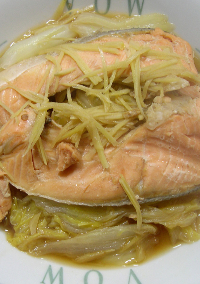 鮭と白菜のしょうが煮-レシピのメイン写真