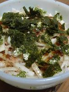 大根とツナの味付け海苔サラダ-レシピのメイン写真