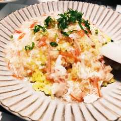 รูปของ 簡単！！本格風カニあんかけチャーハン！！