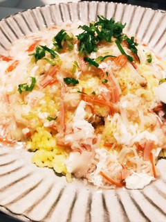 簡単!!本格風カニあんかけチャーハン!!-レシピのメイン写真