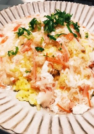 簡単!!本格風カニあんかけチャーハン!!-レシピのメイン写真