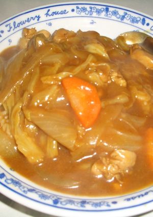 ちょっと和風なキャベツカレー-レシピのメイン写真