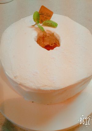 白あんと桜のシフォンケーキ-レシピのメイン写真