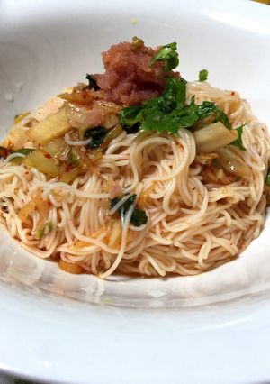 そうめんのキムチ和え-レシピのメイン写真