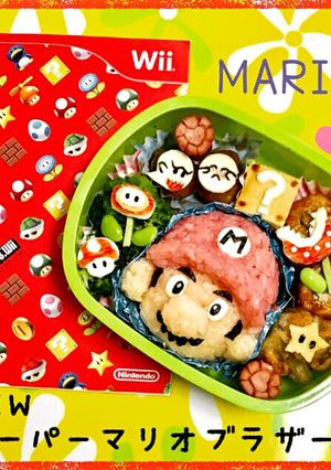 簡単 マリオ キャラ弁 フラワー テレサ-レシピのメイン写真