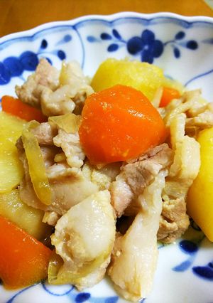 お肉柔らか肉じゃが(減塩レシピ)-レシピのメイン写真