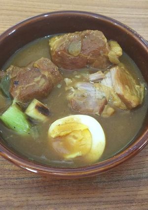 絶品・豚角煮の入ったカレーうどんスープ-レシピのメイン写真