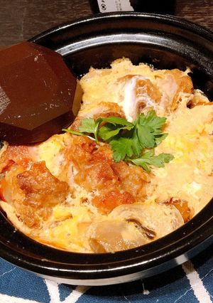 食べきれなかった揚げ物を卵とじにしたよ-レシピのメイン写真