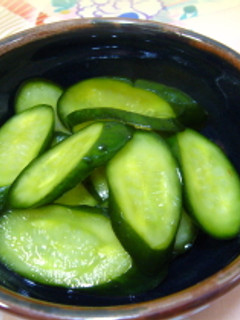 胡瓜の鰹梅酢漬-レシピのメイン写真