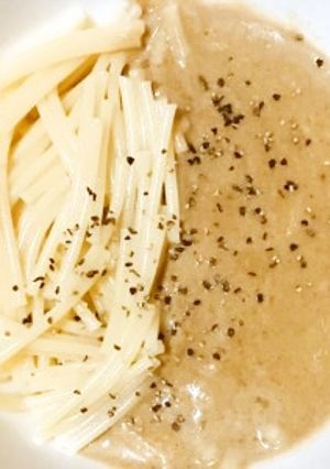 母親の介護食・嚥下食に豆乳カレーパスタ-レシピのメイン写真
