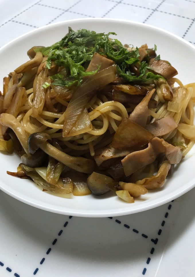 しめじと長ねぎの和風スパゲティ-レシピのメイン写真
