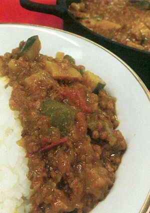 夏野菜キーマカレー-レシピのメイン写真