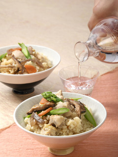 鶏肉とアスパラの炊き込みご飯-レシピのメイン写真