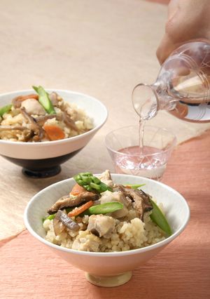 鶏肉とアスパラの炊き込みご飯-レシピのメイン写真