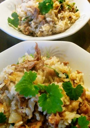 豚小間とかきどおしの焼き飯-レシピのメイン写真