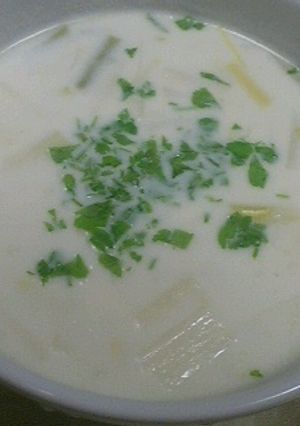 長ねぎとじゃがいものミルクスープ-レシピのメイン写真