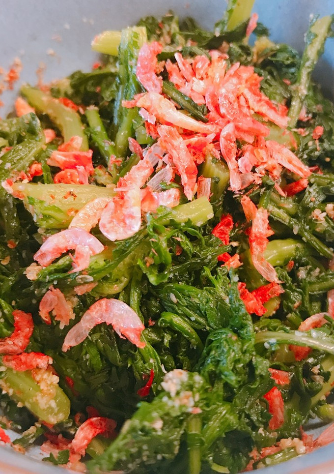 簡単！春菊と桜海老の胡麻和え-レシピのメイン写真