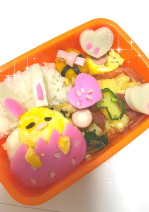 イースターぐでたま☆キャラ弁-レシピのメイン写真