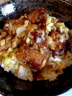 ネギソースの唐揚げ丼-レシピのメイン写真