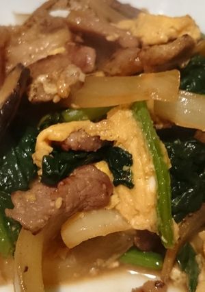 豚肉とホウレン草の卵炒め-レシピのメイン写真