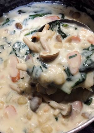 キャンベル缶クリームスープ☆パスタにも☆-レシピのメイン写真