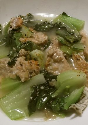 さけと青菜の簡単炒め-レシピのメイン写真