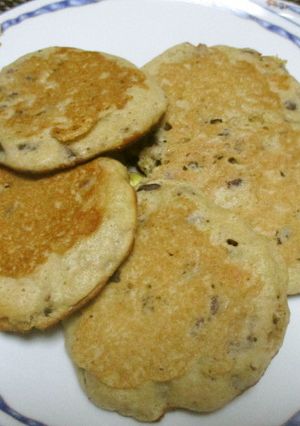 おひとりさまの小豆でどら焼き風パンケーキ-レシピのメイン写真