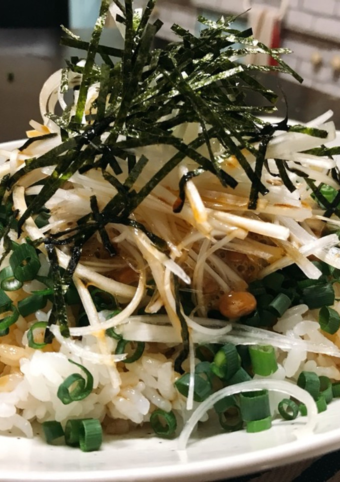 簡単！激ウマ！ネギ納豆ご飯-レシピのメイン写真