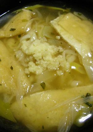 ショウガ効果でポッカポカのたぬきうどん-レシピのメイン写真
