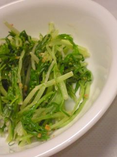 シャキシャキ♪水菜のピーナッツ和え-レシピのメイン写真