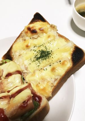 ツナマヨ!チーズトースト-レシピのメイン写真