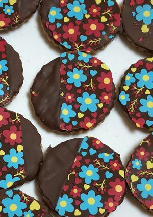 簡単 転写シート チョコビスケット-レシピのメイン写真