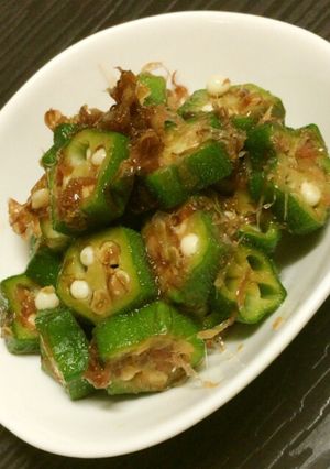 オクラのおかか和え-レシピのメイン写真