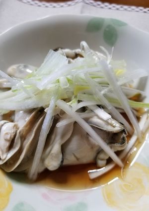 牡蠣のごま油かけ-レシピのメイン写真