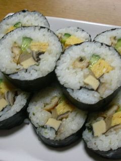関西風おばあちゃんの巻き寿司(恵方巻)-レシピのメイン写真