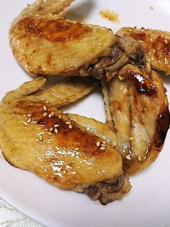 *手羽先の甘辛焼き*-レシピのメイン写真