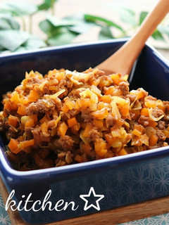 野菜たっぷりソースそぼろ-レシピのメイン写真