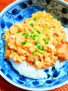 電子レンジ✿唐揚げ卵あんかけ丼-レシピのメイン写真