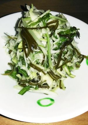 キャベツと水菜のシャキシャキサラダ-レシピのメイン写真